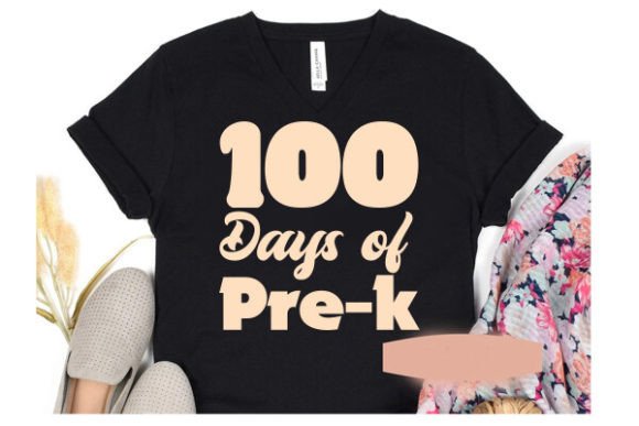 A Designer's Take on the 100 Days of School T-Shirt Design