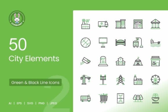 A Practical Review of the City Elements Icon Set for Embroidery