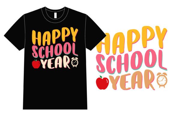 Evaluating the Happy School Year T-Shirt Design for Real Embroidery Projects