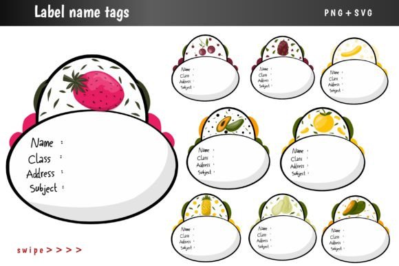 Fruit Label Name Tags: A Designer's Review for Embroidered Projects