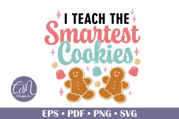 Pastel Teacher Student Christmas Embroidery Design