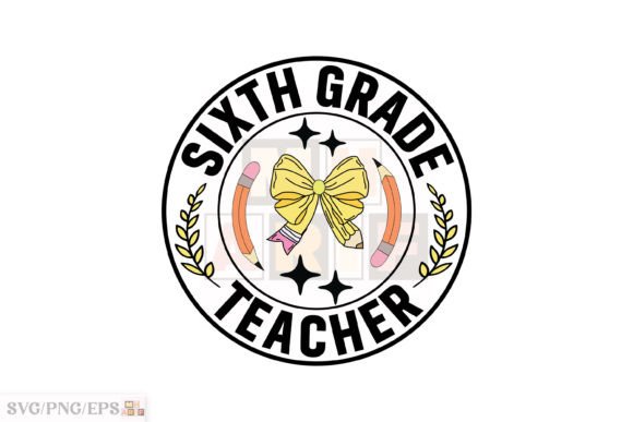 Review: The Teacher Sixth Grade Coquette Pencil Bow Embroidery Design