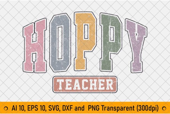 Reviewing Hoppy Easter Teacher PNG for Embroidery Projects
