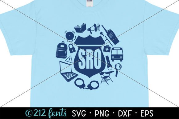 Reviewing the School Resource Officer SRO SVG Graphic for Embroidery