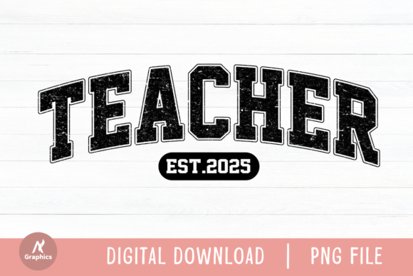 Teacher Est.2025 Retro Varsity PNG: A Designer's Real-World Review